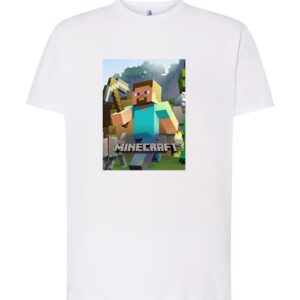 Μπλούζα με στάμπα minecraft!